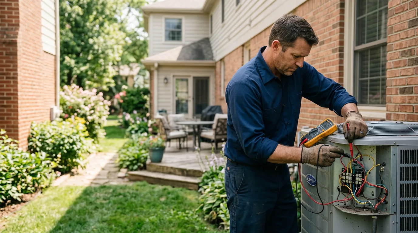 HVAC technician working near Island Park, ID